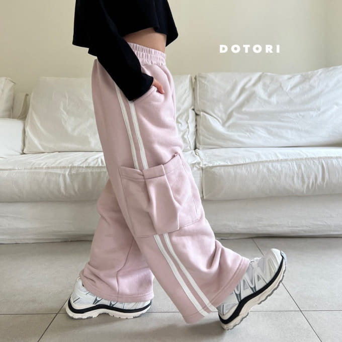 Dotori - Korean Children Fashion - #childofig - Big Pocket Tape Pants