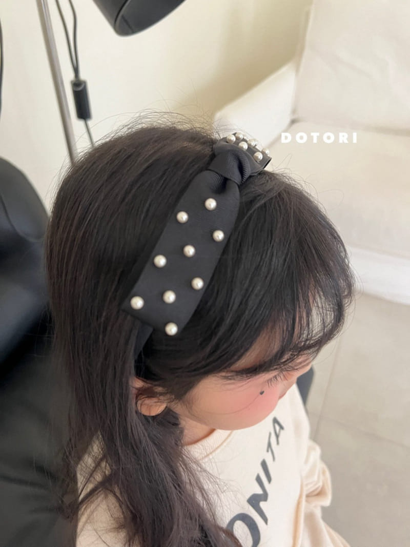 Dotori - Korean Children Fashion - #designkidswear - Pearl Hair Band - 11