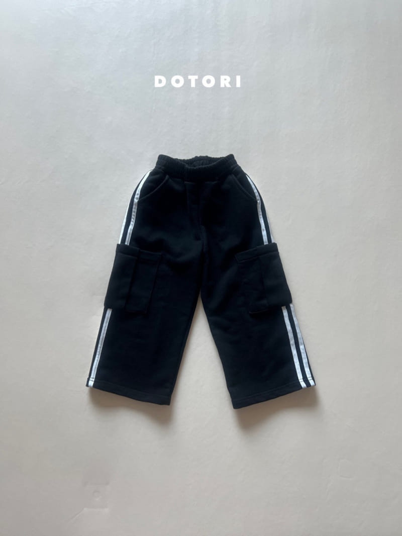Dotori - Korean Children Fashion - #designkidswear - Big Pocket Tape Pants - 3