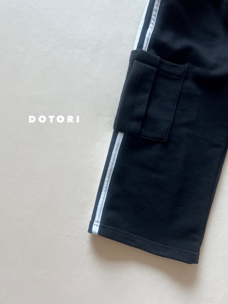 Dotori - Korean Children Fashion - #designkidswear - Big Pocket Tape Pants - 4