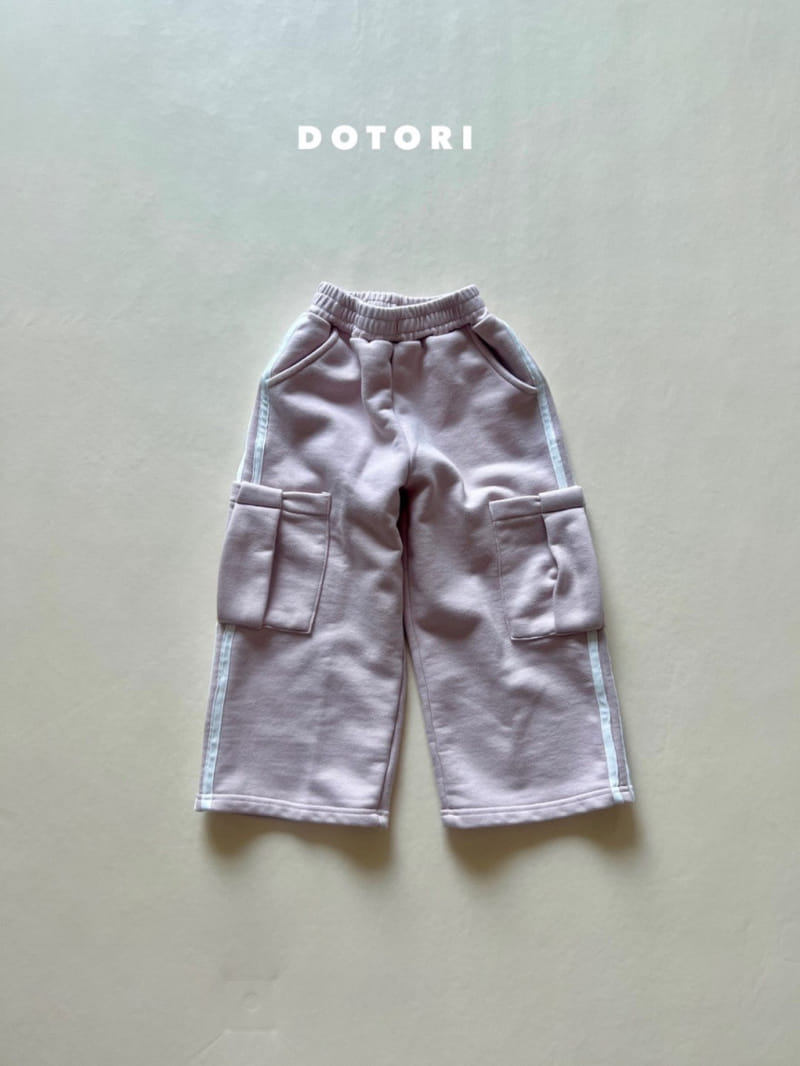 Dotori - Korean Children Fashion - #fashionkids - Big Pocket Tape Pants - 5