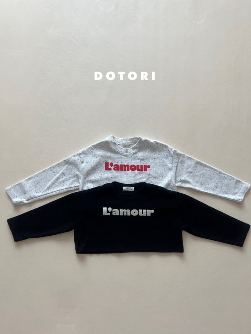 Dotori - Korean Children Fashion - #kidsshorts - Amour Crop Tee - 2