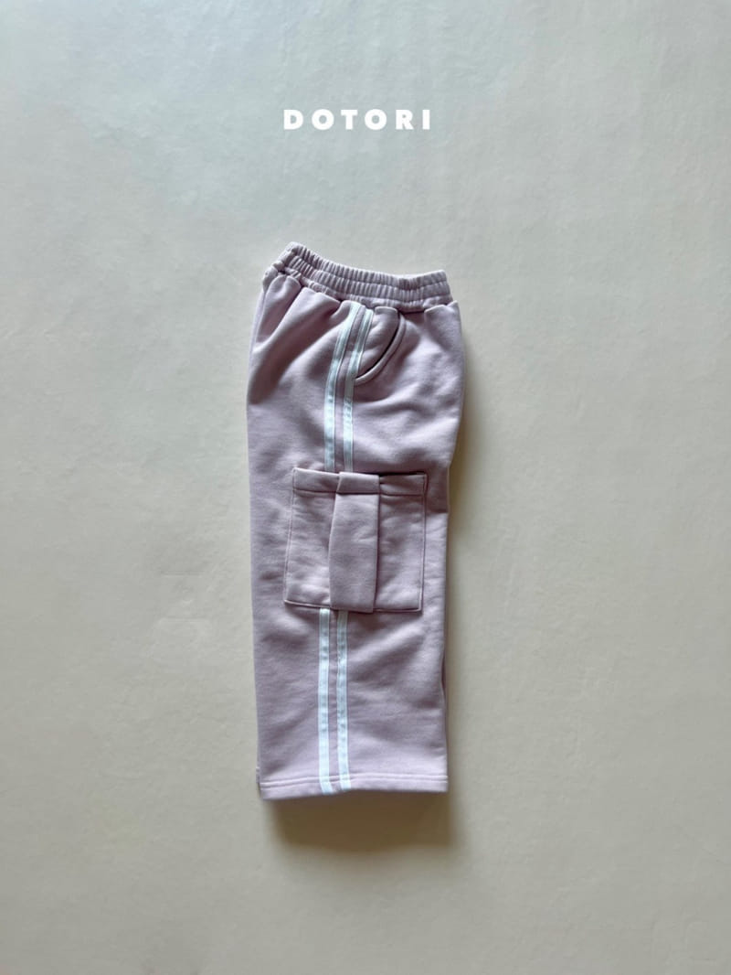 Dotori - Korean Children Fashion - #kidsshorts - Big Pocket Tape Pants - 6