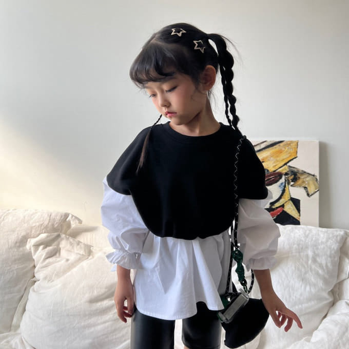 Dotori - Korean Children Fashion - #kidsstore - Layered Terry Tee