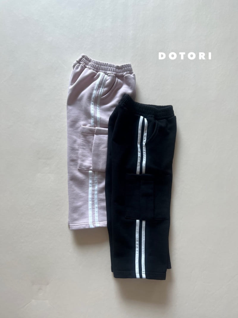 Dotori - Korean Children Fashion - #kidzfashiontrend - Big Pocket Tape Pants - 8