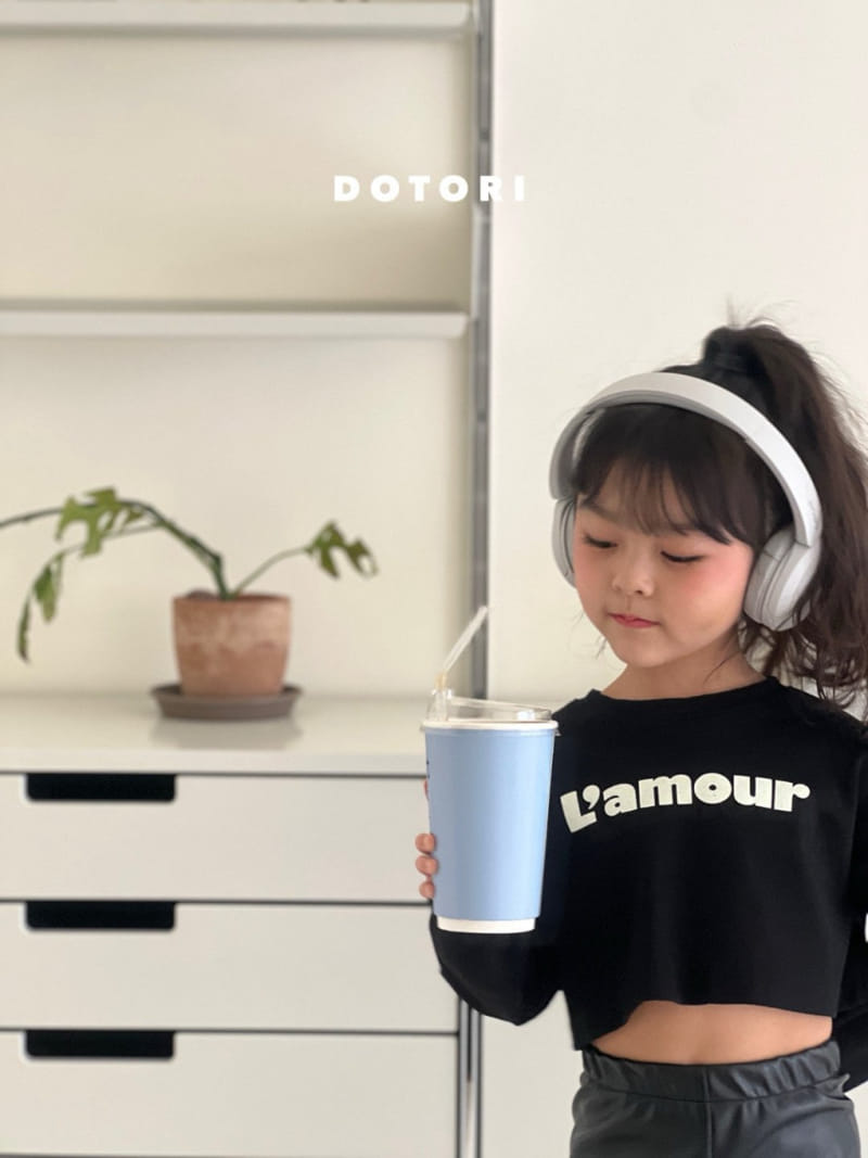 Dotori - Korean Children Fashion - #magicofchildhood - Amour Crop Tee - 7