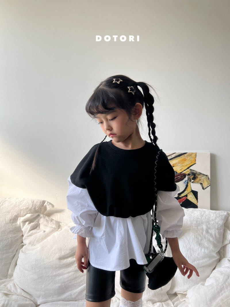 Dotori - Korean Children Fashion - #minifashionista - Layered Terry Tee - 6