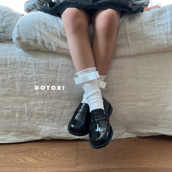 Dotori - Korean Children Fashion - #minifashionista - Rib Ribbon Knee Socks