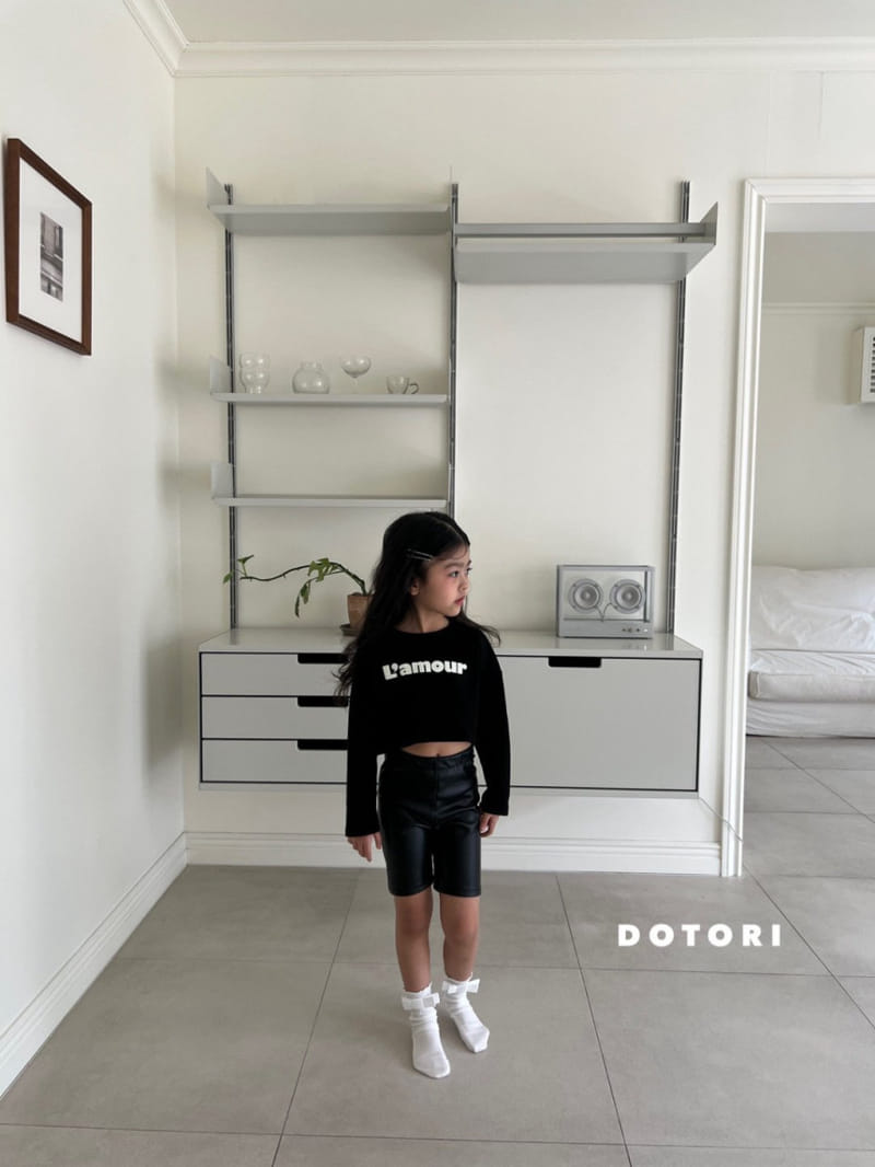 Dotori - Korean Children Fashion - #todddlerfashion - Amour Crop Tee - 10