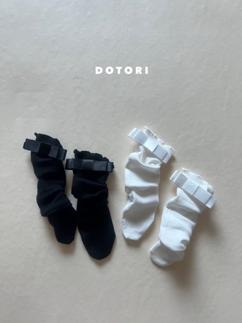 Dotori - Korean Children Fashion - #todddlerfashion - Rib Ribbon Knee Socks - 3