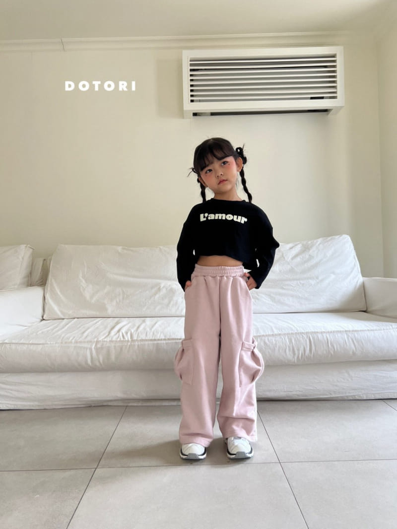 Dotori - Korean Children Fashion - #toddlerclothing - Amour Crop Tee - 11