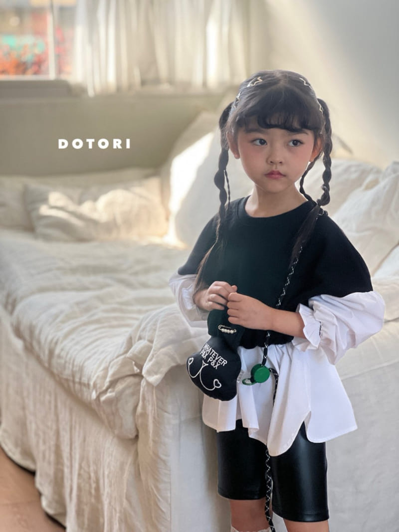 Dotori - Korean Children Fashion - #toddlerclothing - Layered Terry Tee - 9