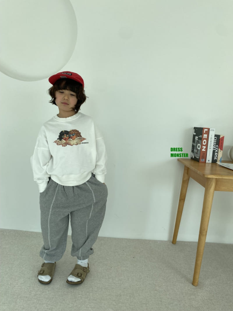 Dress Monster - Korean Children Fashion - #childrensboutique - Rail Line Pants - 2