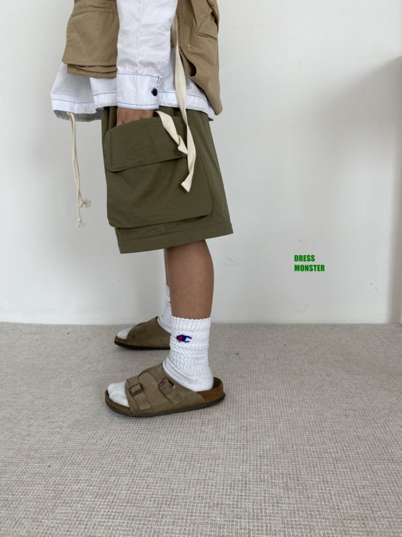 Dress Monster - Korean Children Fashion - #discoveringself - Convertible Crop Pants - 7