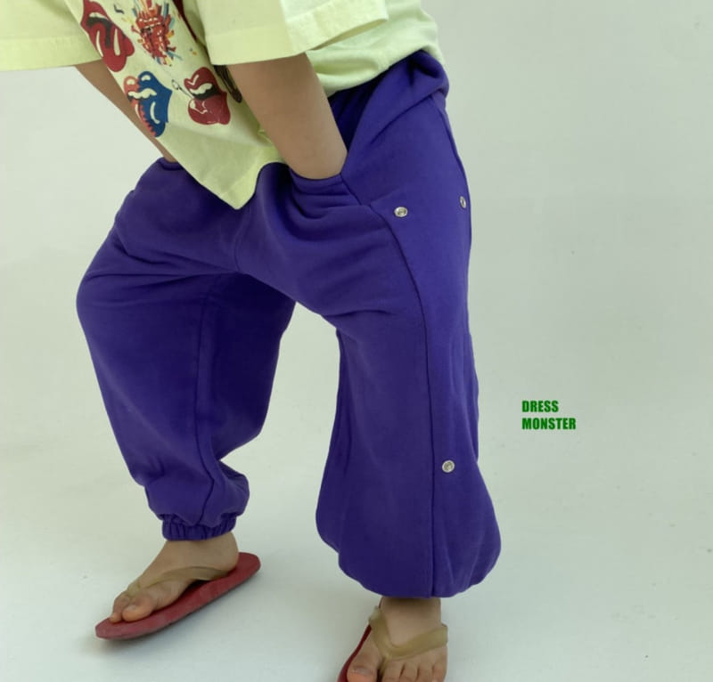 Dress Monster - Korean Children Fashion - #fashionkids - Two Way Snap Pants - 6