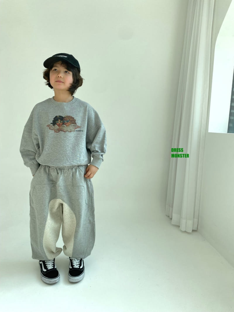 Dress Monster - Korean Children Fashion - #fashionkids - Angel Sweat Shirt - 2