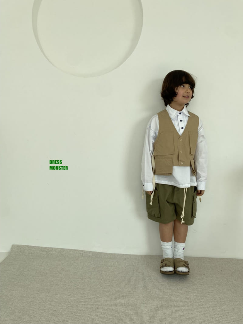 Dress Monster - Korean Children Fashion - #kidsstore - Convertible Crop Pants - 10