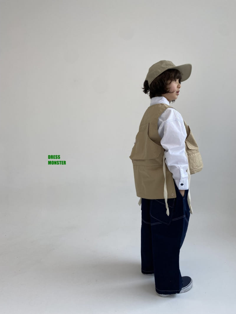 Dress Monster - Korean Children Fashion - #kidzfashiontrend - Convertible Vest - 3