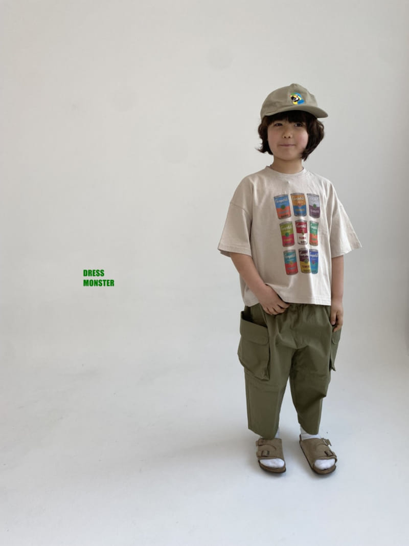 Dress Monster - Korean Children Fashion - #littlefashionista - Camepbell Tee With Mom - 2