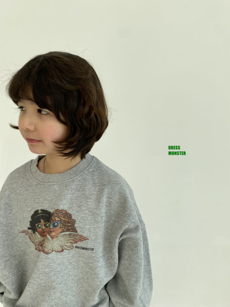 Dress Monster - Korean Children Fashion - #magicofchildhood - Angel Sweat Shirt - 8