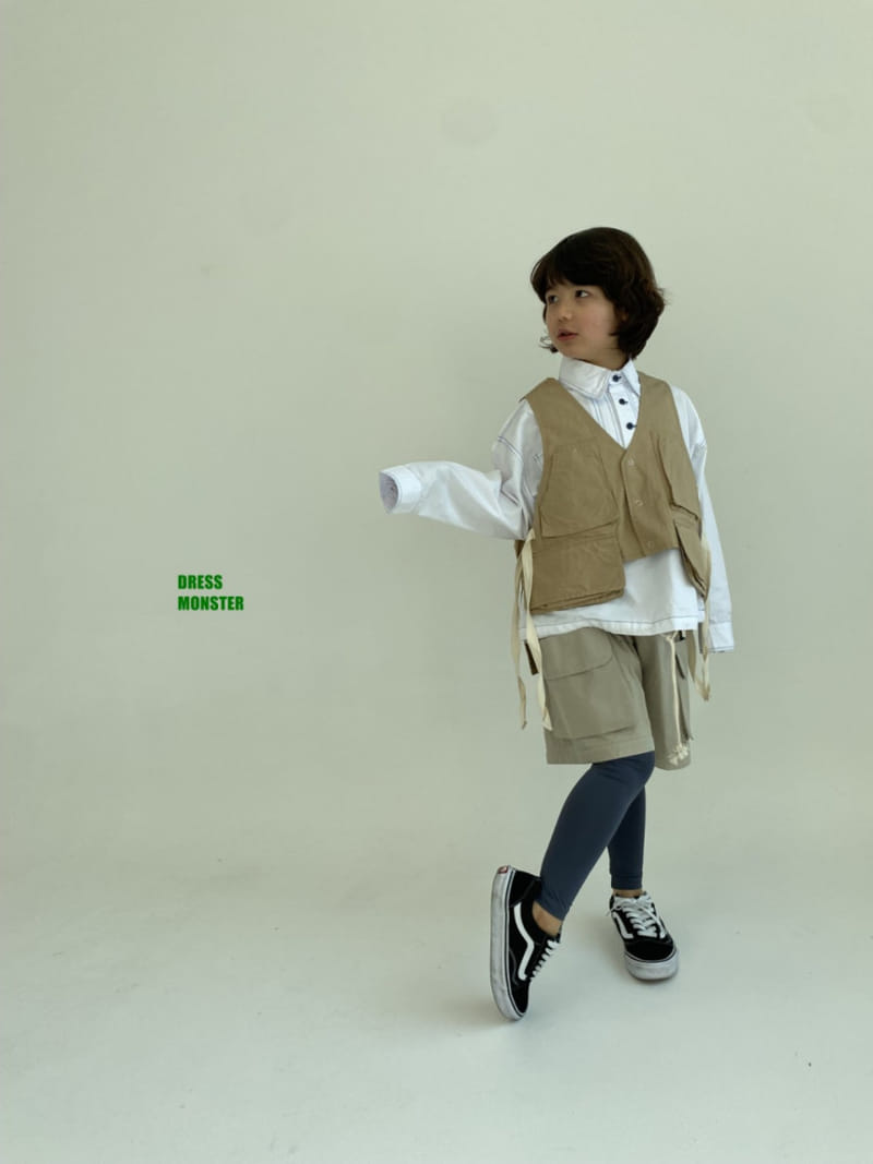 Dress Monster - Korean Children Fashion - #minifashionista - Convertible Vest - 7