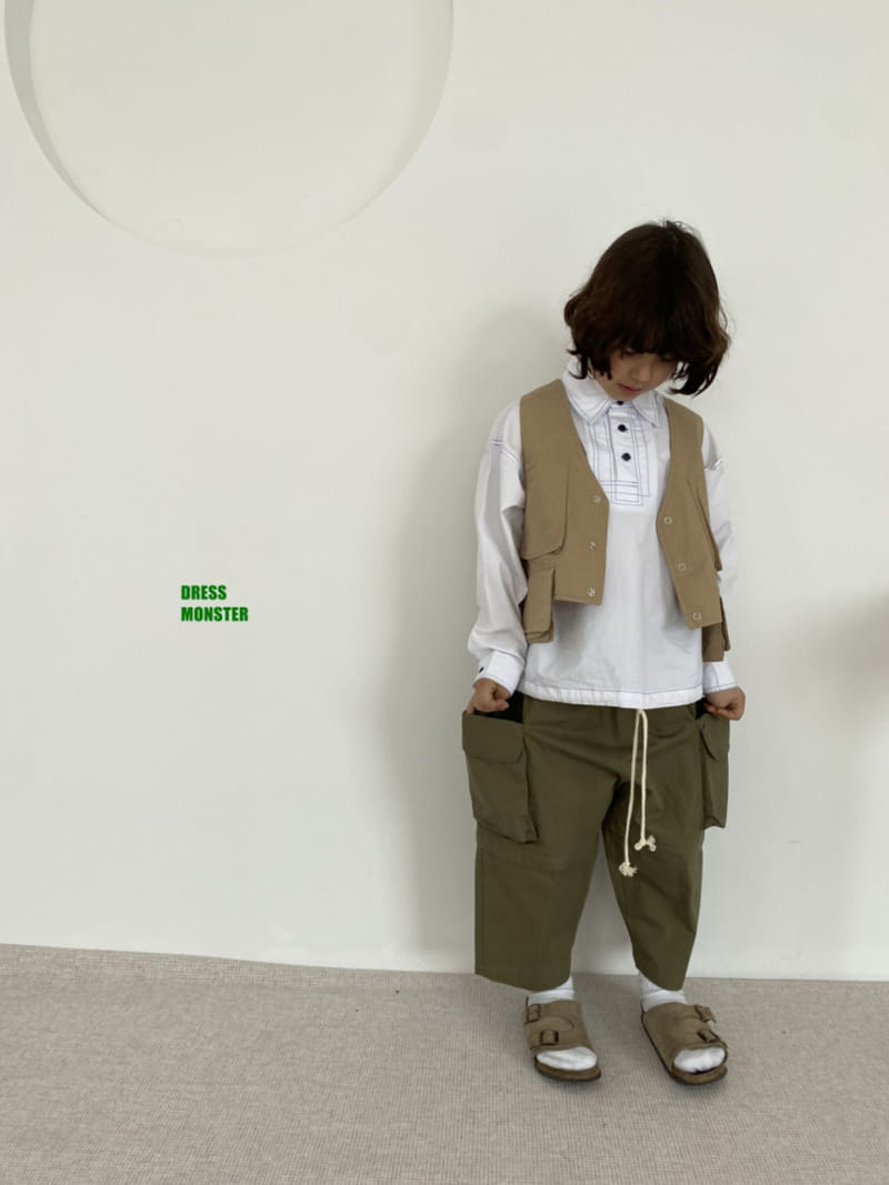 Dress Monster - Korean Children Fashion - #toddlerclothing - Convertible Crop Pants - 2