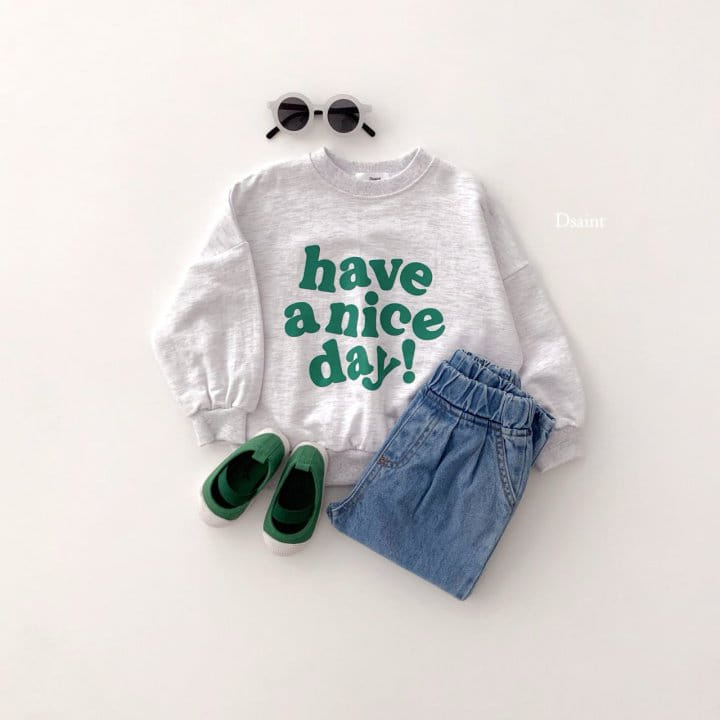 Dsaint - Korean Children Fashion - #Kfashion4kids - Have Nice Sweatshirt - 8