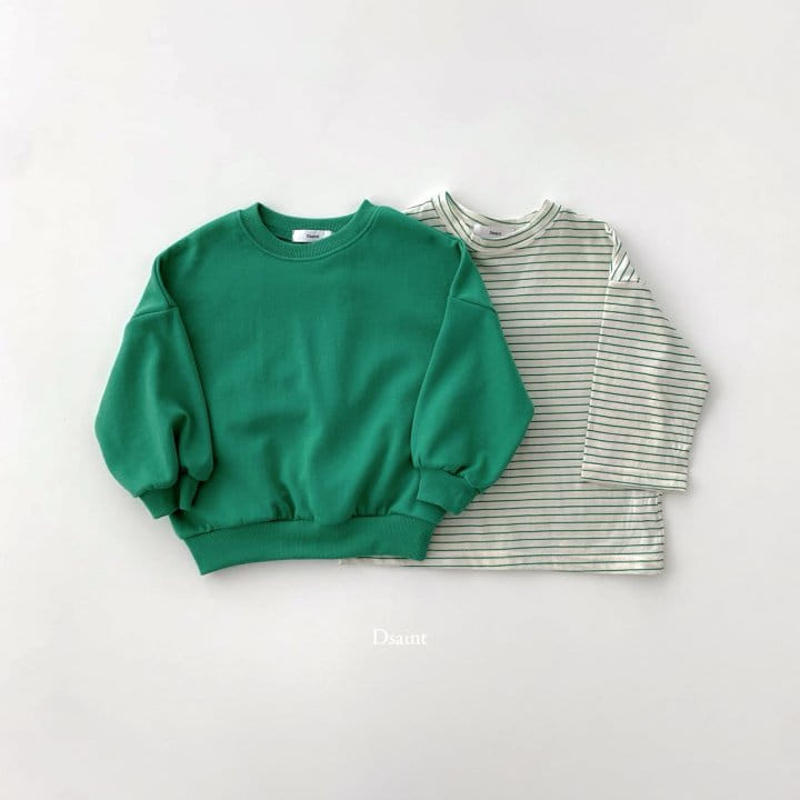 Dsaint - Korean Children Fashion - #childofig - Sensitivity Sweatshirt One Plus One Tee - 7