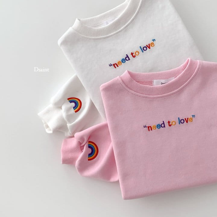 Dsaint - Korean Children Fashion - #childofig - Need To Rainbow Sweatshirt