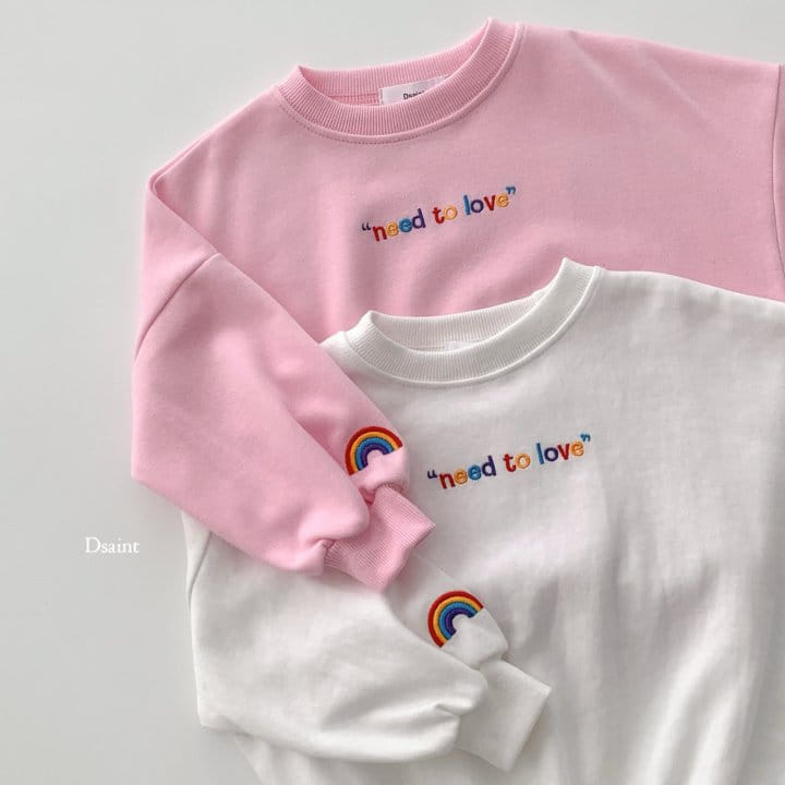 Dsaint - Korean Children Fashion - #childofig - Need To Rainbow Sweatshirt - 2