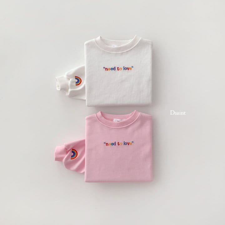 Dsaint - Korean Children Fashion - #childrensboutique - Need To Rainbow Sweatshirt - 3