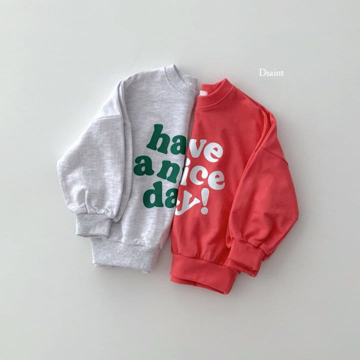 Dsaint - Korean Children Fashion - #childrensboutique - Have Nice Sweatshirt