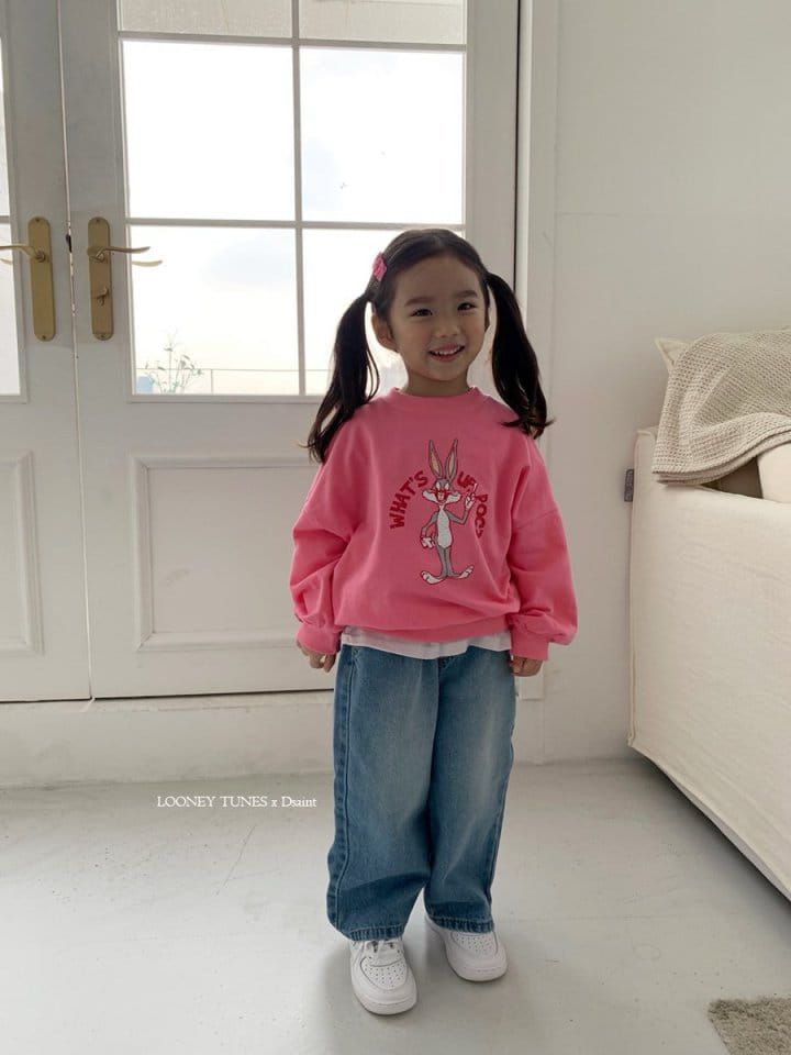 Dsaint - Korean Children Fashion - #designkidswear - what's Up Bunny Sweatshirt - 3