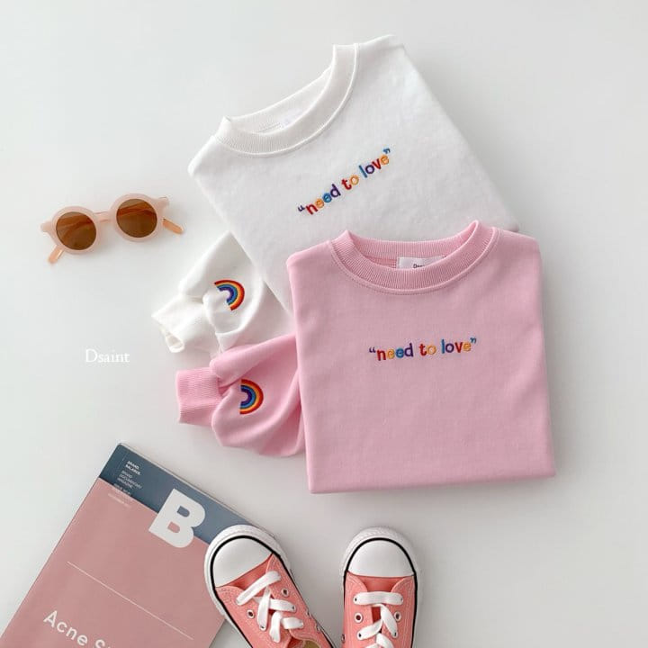 Dsaint - Korean Children Fashion - #childrensboutique - Need To Rainbow Sweatshirt - 4