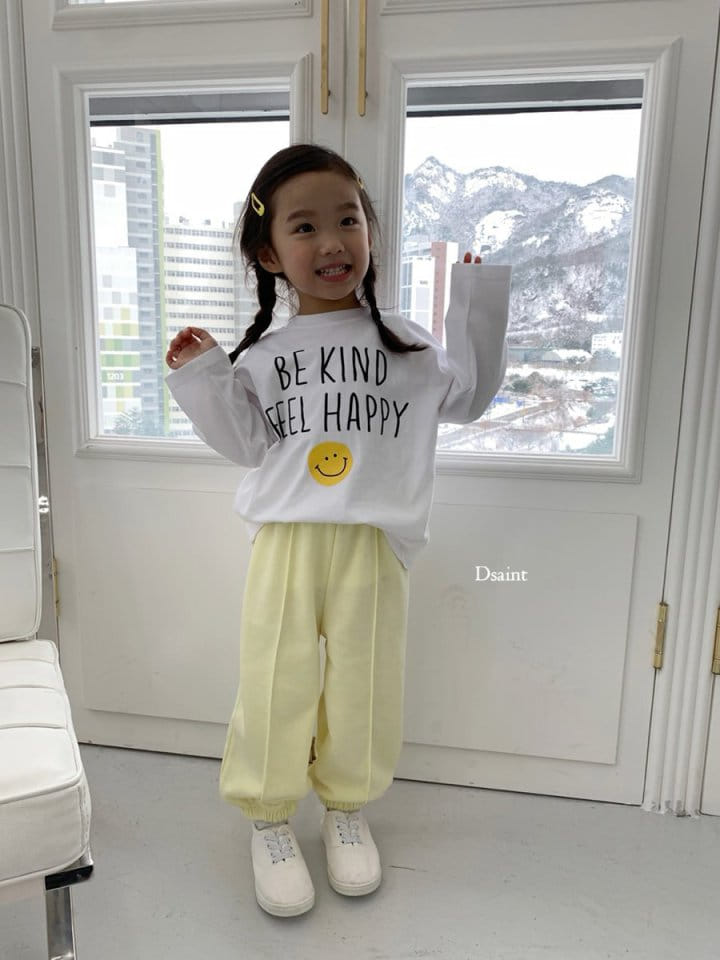 Dsaint - Korean Children Fashion - #discoveringself - Weekend Smile Tee - 2
