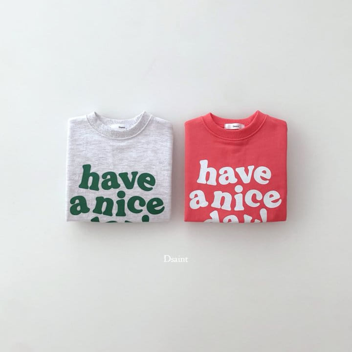 Dsaint - Korean Children Fashion - #discoveringself - Have Nice Sweatshirt - 3