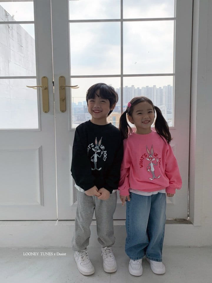 Dsaint - Korean Children Fashion - #fashionkids - what's Up Bunny Sweatshirt - 5