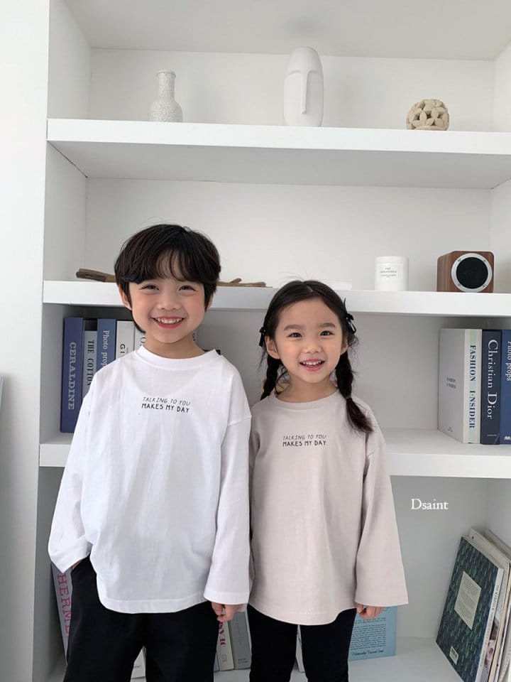 Dsaint - Korean Children Fashion - #kidsshorts - My Day Tee