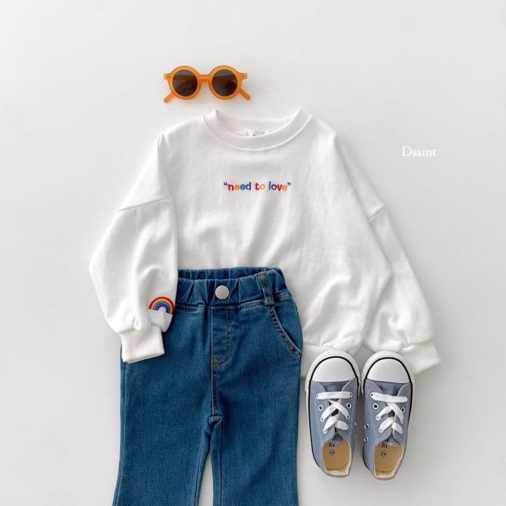 Dsaint - Korean Children Fashion - #kidsshorts - Need To Rainbow Sweatshirt - 7