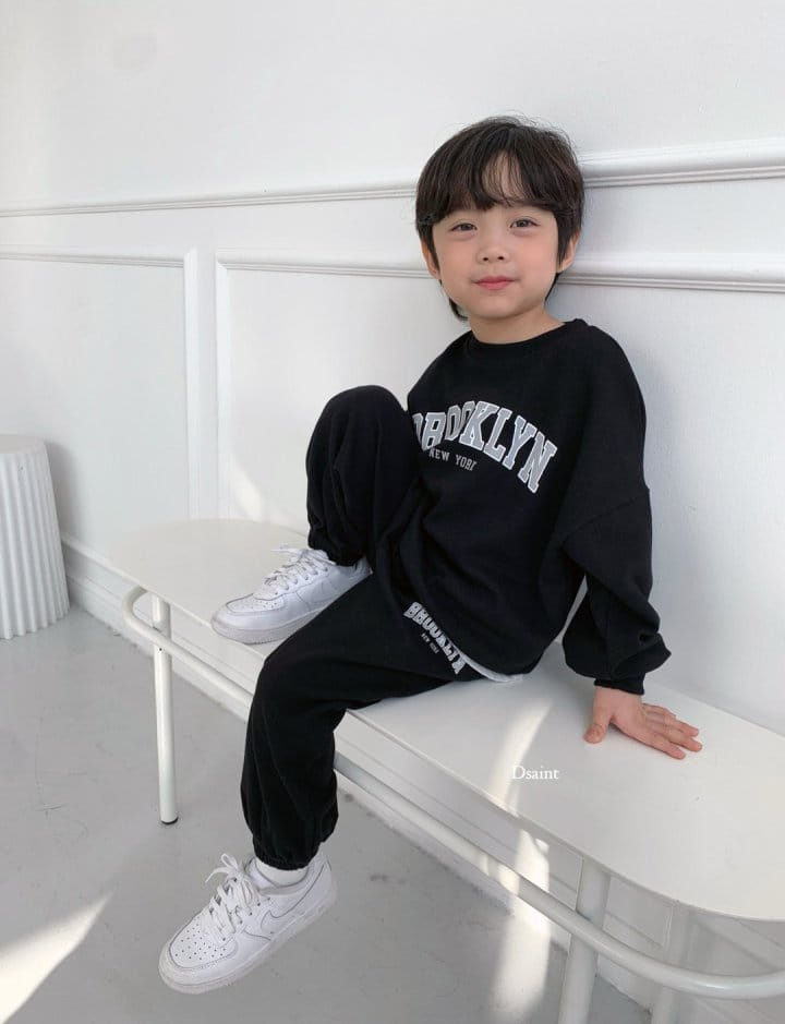Dsaint - Korean Children Fashion - #kidsstore - Brooklyn New York Top Bottom Set - 8