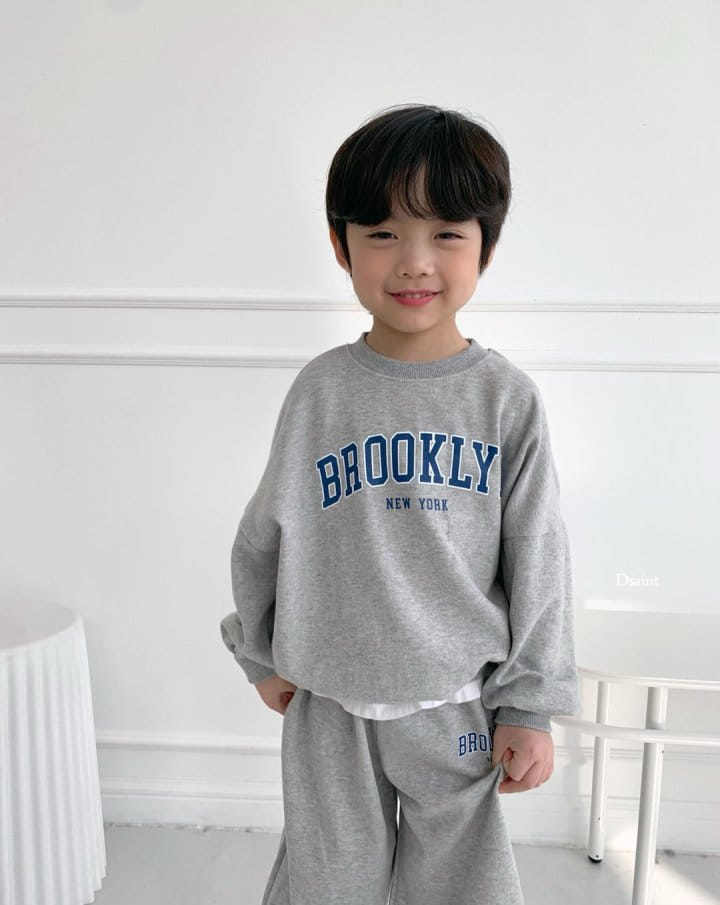 Dsaint - Korean Children Fashion - #kidzfashiontrend - Brooklyn New York Top Bottom Set - 9