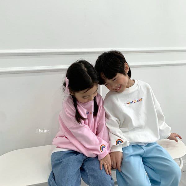 Dsaint - Korean Children Fashion - #kidzfashiontrend - Need To Rainbow Sweatshirt - 9