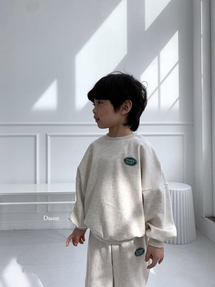 Dsaint - Korean Children Fashion - #magicofchildhood - Circle Stu Embroidery Top Bottom Set - 7