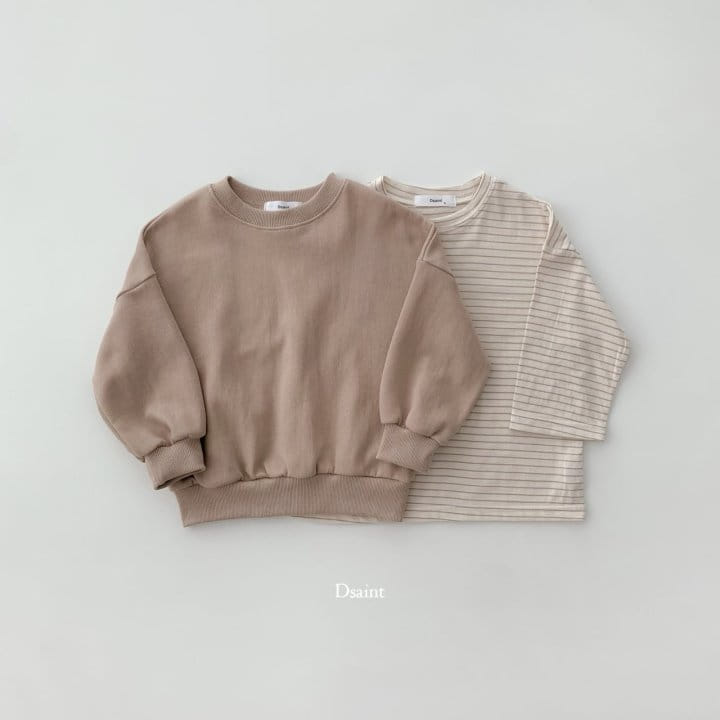 Dsaint - Korean Children Fashion - #stylishchildhood - Sensitivity Sweatshirt One Plus One Tee - 6