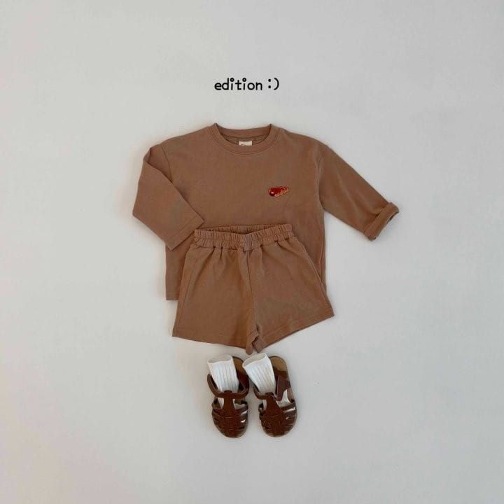 Edition - Korean Children Fashion - #Kfashion4kids - Bbang Embroidery Single Top Bottom Set - 9