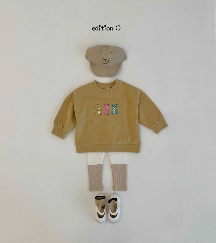 Edition - Korean Children Fashion - #childofig - Jelly Bear Leggings Top Bottom Set - 3