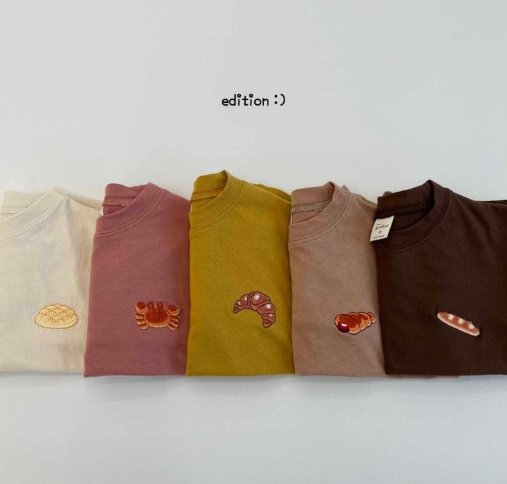 Edition - Korean Children Fashion - #designkidswear - Bbang Embroidery Single Top Bottom Set - 4