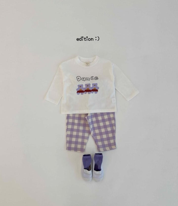 Edition - Korean Children Fashion - #fashionkids - Dancer Check Pants Top Bottom Set - 4