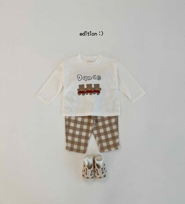 Edition - Korean Children Fashion - #kidzfashiontrend - Dancer Check Pants Top Bottom Set - 6