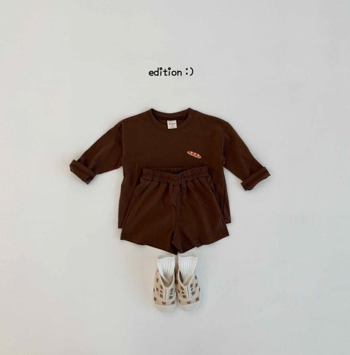 Edition - Korean Children Fashion - #littlefashionista - Bbang Embroidery Single Top Bottom Set - 10